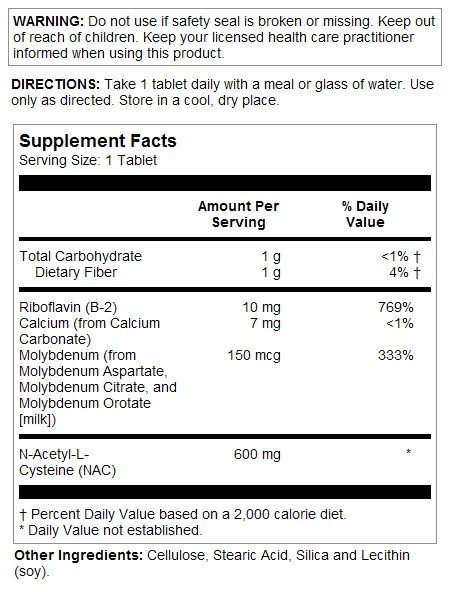Kal NAC+ 600 mg 60 Tablet