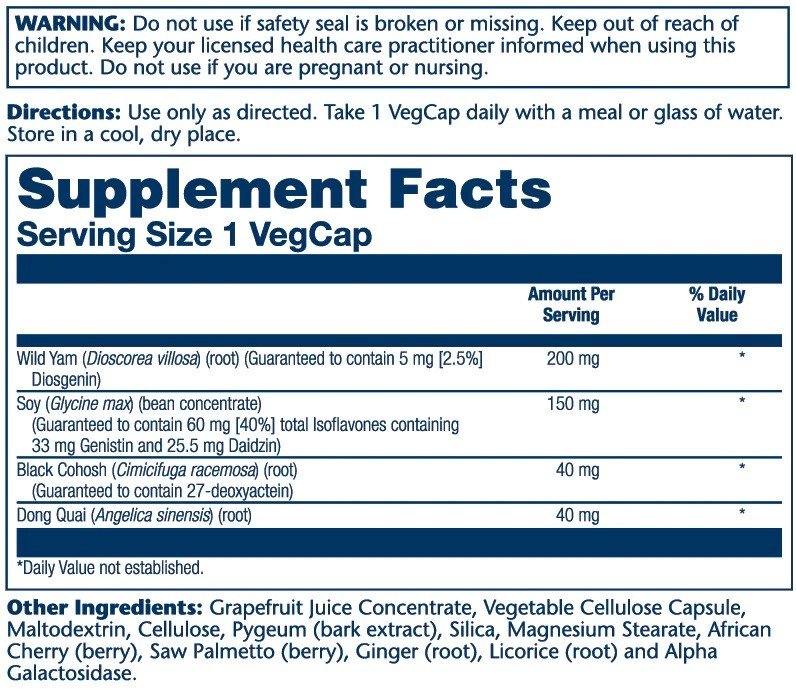 Solaray PhytoEstrogen One Daily 30 Capsule